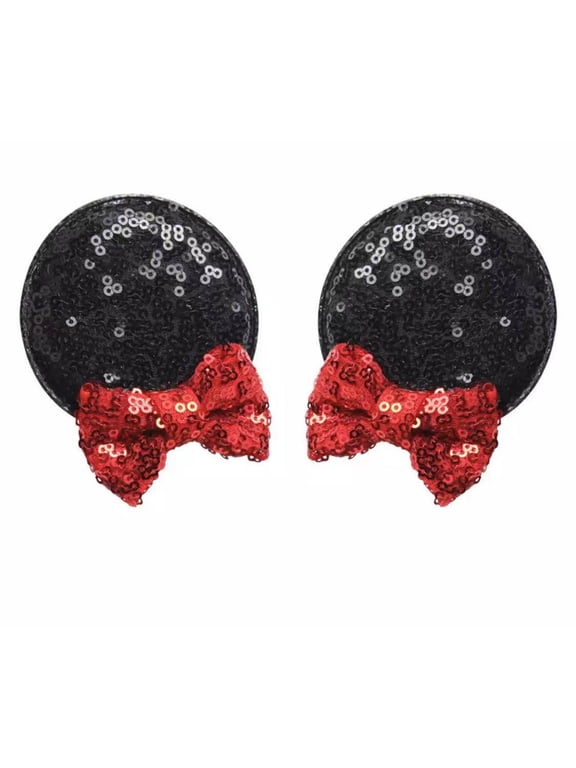 Minnie Ears Hair Clip, Minnie Ear Clips, Mickey Ears Hair Clip, Kids Minnie Ears clips, Minnie Ears, Minnie Ears