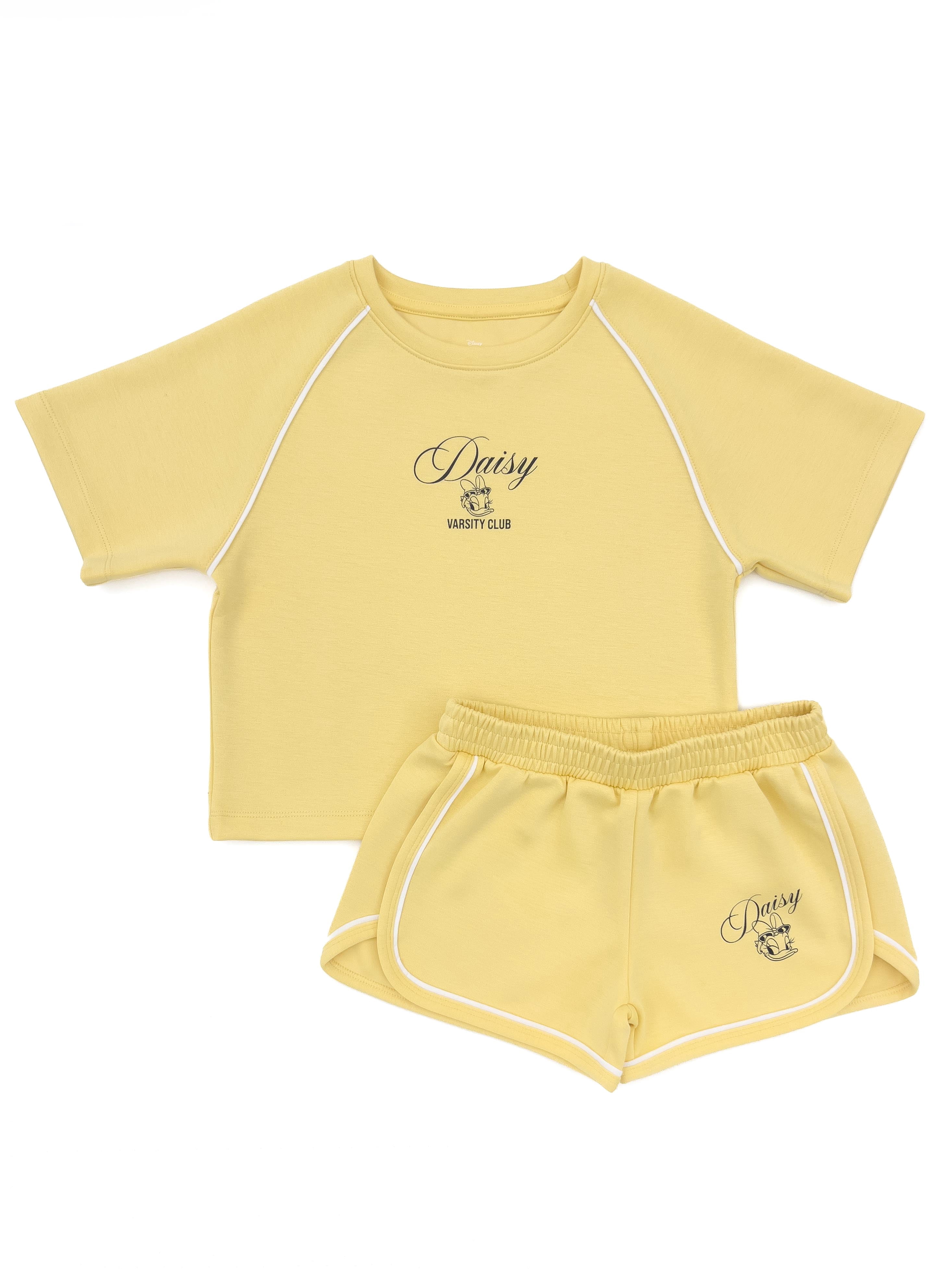 Minnie & Friends Girl’s Daisy Active Scuba Short Set, Sizes 4-12