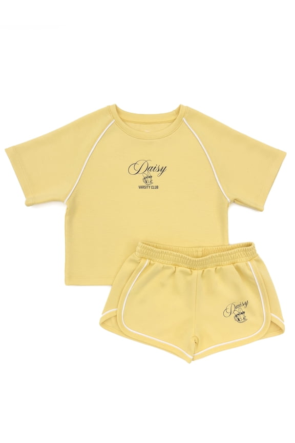 Minnie & Friends Girl’s Daisy Active Scuba Short Set, Sizes 4-12