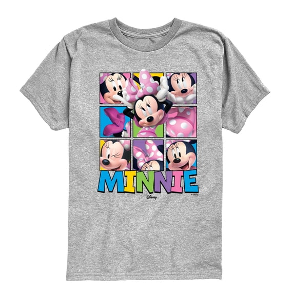 Minnie & Friends - Grid - Youth Boys Short Sleeve Graphic T-Shirt