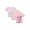 thumbnail image 1 of Minnie & Friends Toddler Girls Graphic Tee with Short Sleeves, 3-Pack, Sizes 12M-5T, 1 of 4