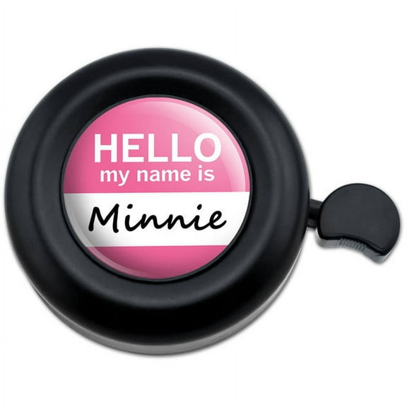 Minnie Hello My Name Is Bicycle Handlebar Bike Bell