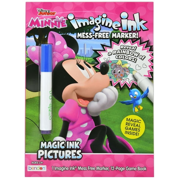 Magic Ink Mir Imagine Ink: Minnie Magic Ink Pictures (Paperback) - Walmart.com
