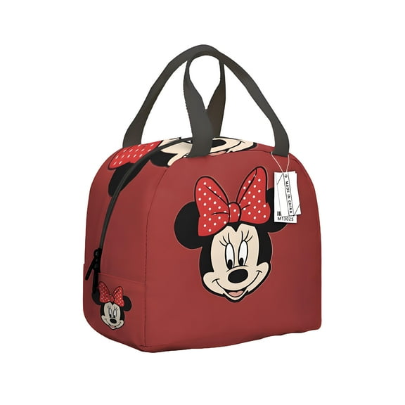 Minnie Lunch Box, Reusable Lunch Box Durable Adults Lunch Bag Bento Box Bag for Travel Beach Camping Picnic