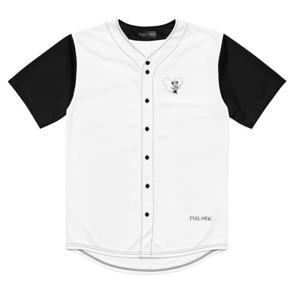 Minnie M. White Black baseball jersey (2XS)