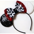 thumbnail image 1 of Minnie Mickey Mouse Ears headband Disneyland Disney Cruella Princess, 1 of 1