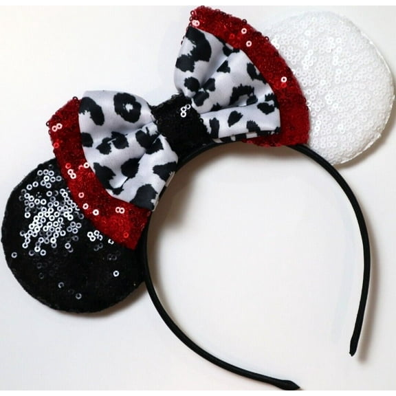 Minnie Mickey Mouse Ears headband Disneyland Disney Cruella Princess