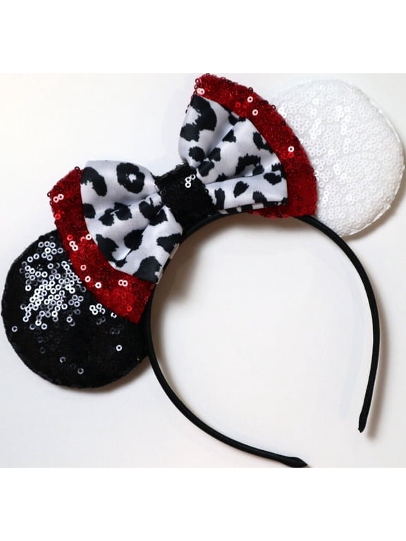 Minnie Mickey Mouse Ears headband Disneyland Disney Cruella Princess