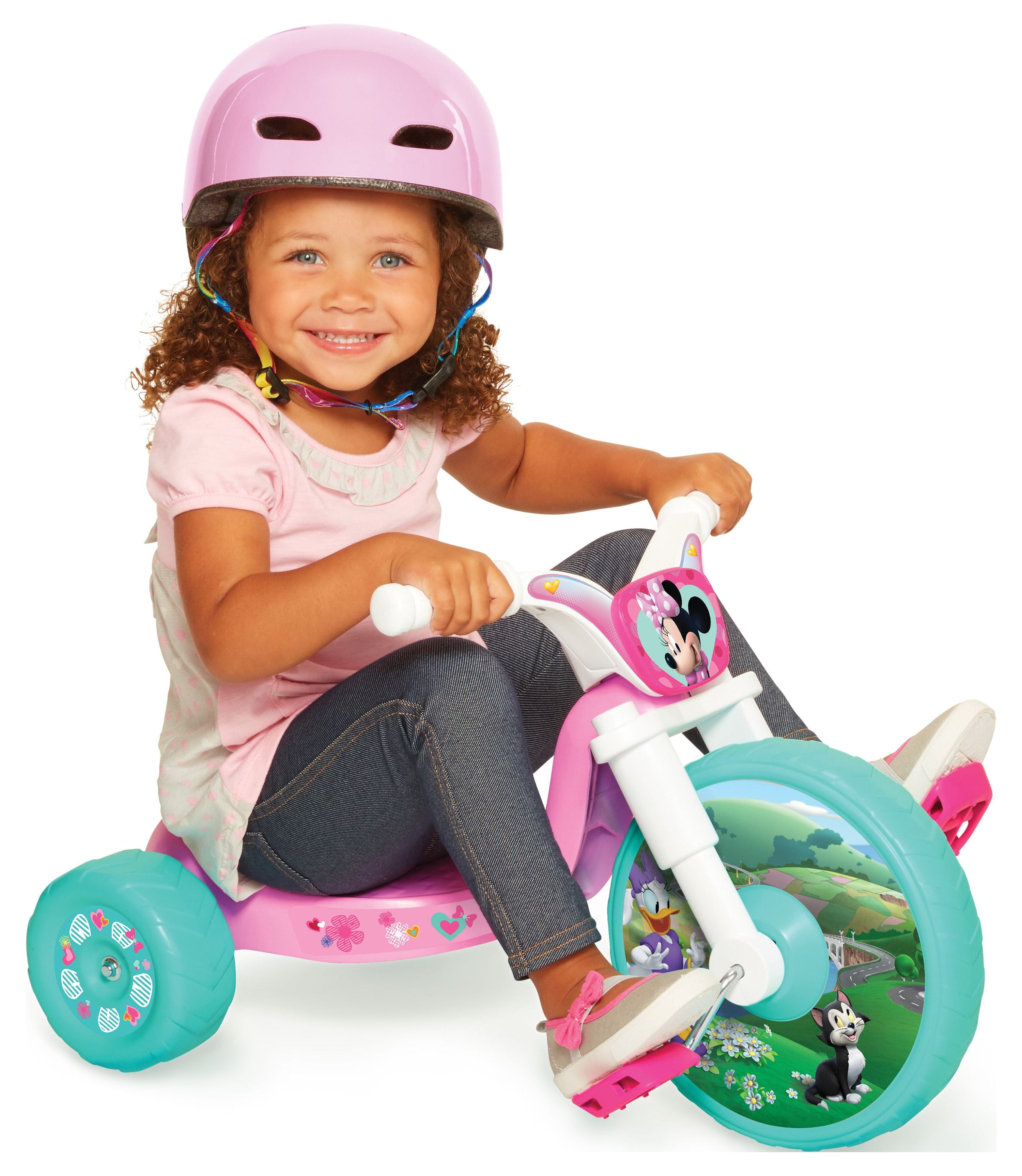 Minnie Mouse Toddler Cruiser Trike, 10 inch Pink Fly Wheel Junior with ...