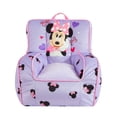 thumbnail image 1 of Minnie Mouse 18" Toddler Square Beanbag Chair, Purple, 1 of 9
