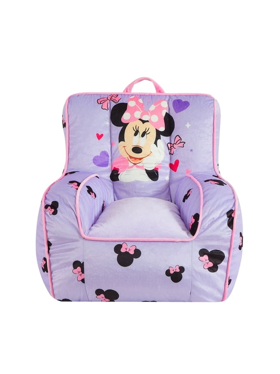 Minnie Mouse 18" Toddler Square Beanbag Chair, Purple