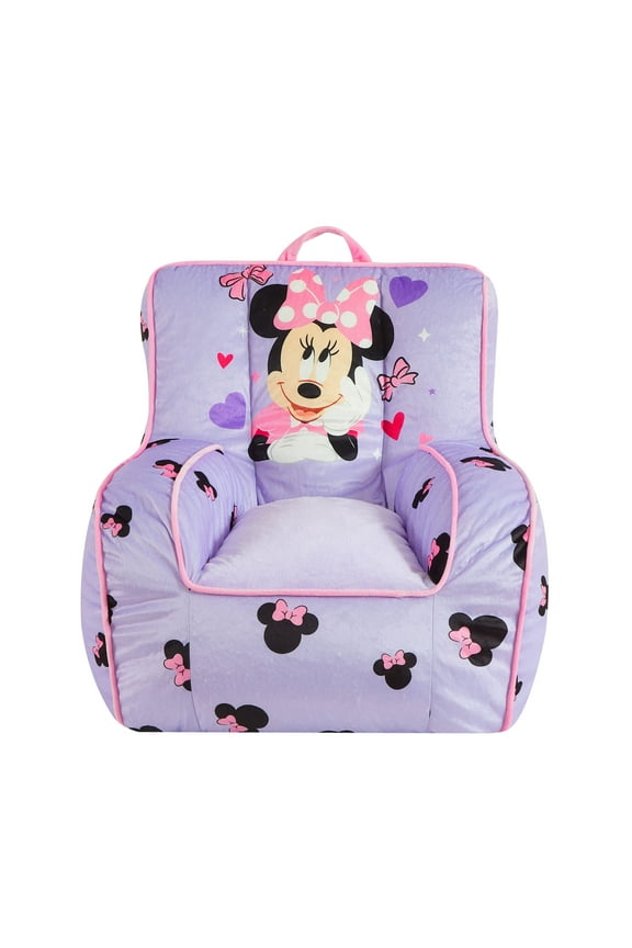 Minnie Mouse 18" Toddler Square Beanbag Chair, Purple