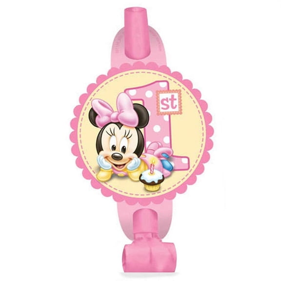 Minnie's 1st Birthday Blowouts 8ct