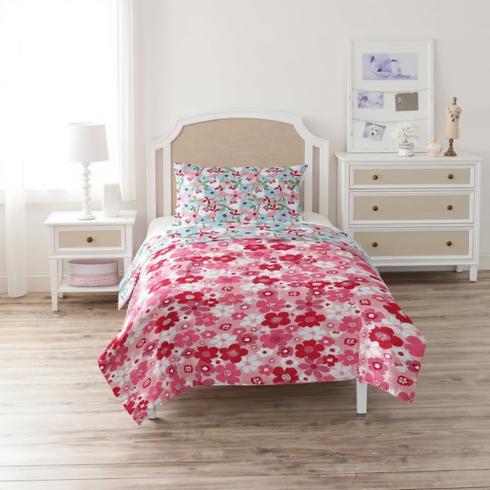 Minnie Mouse 2-Piece Reversible Comforter Set, Liberty Minnie, Multicolor, Disney, Twin/Full
