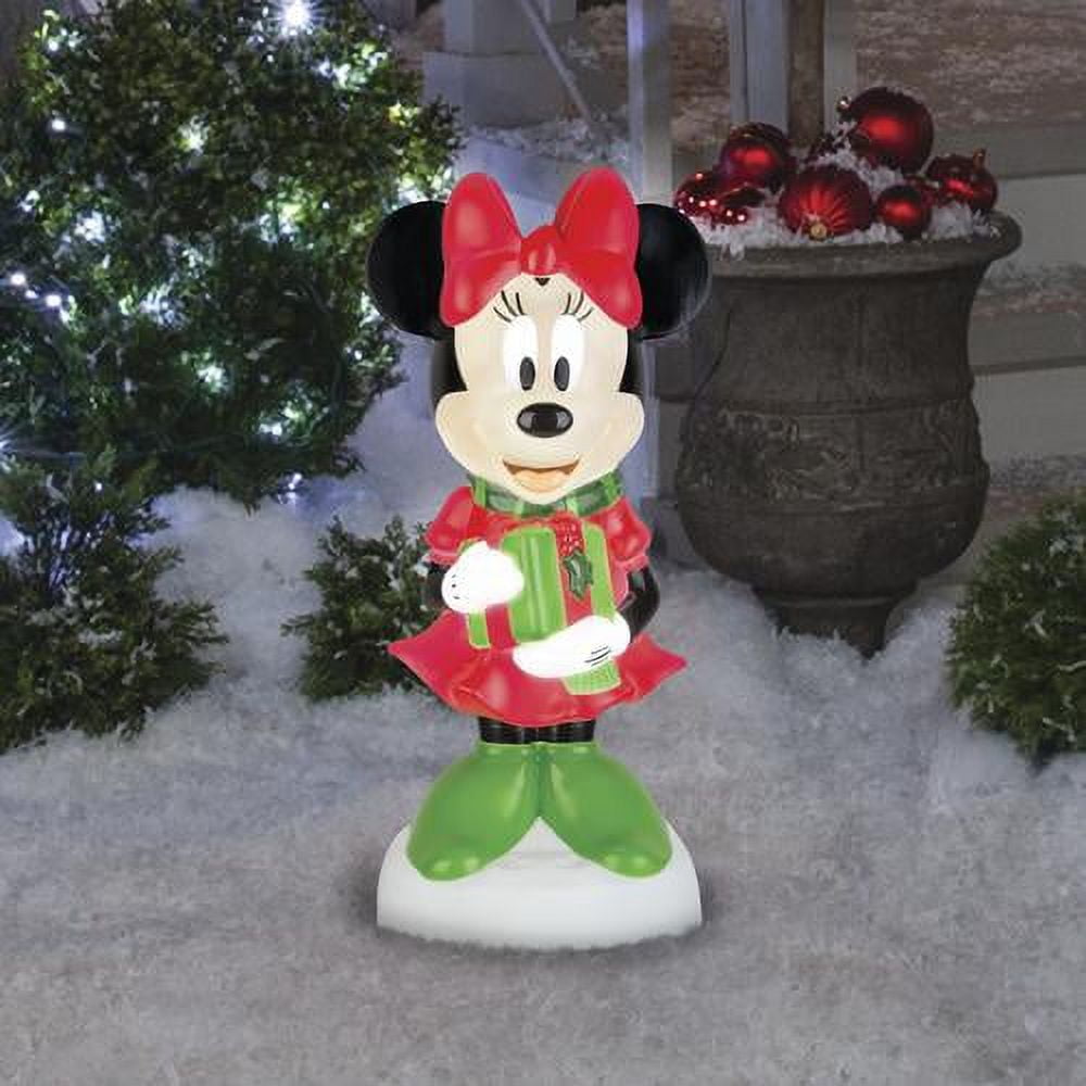 Minnie Mouse 24" Blow Mold Disney Christmas Outdoor Lawn Yard Decor