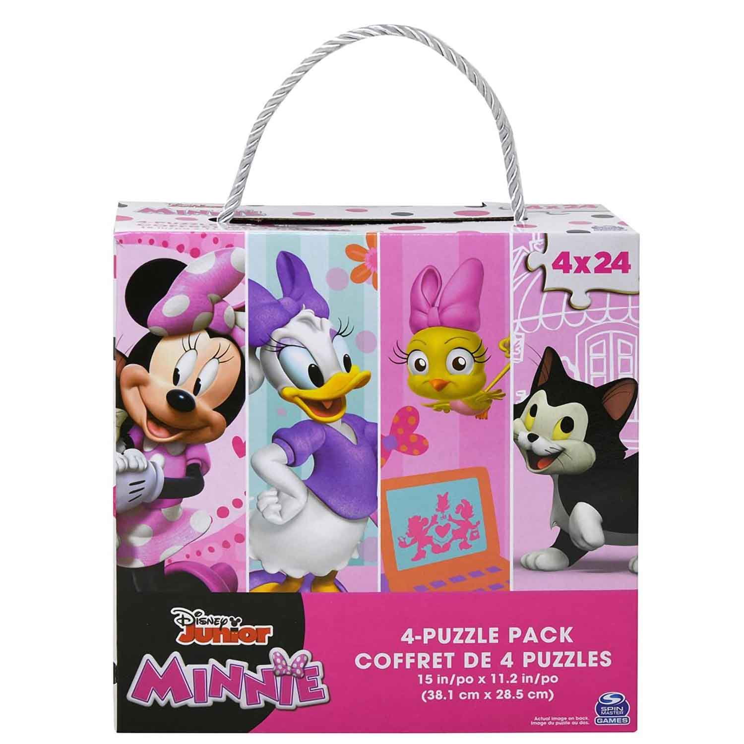 Minnie♡‼️4点セット Minnie Mouse 24 Piece 4-Pack Puzzle - Walmart.com