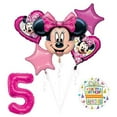 thumbnail image 1 of Minnie Mouse 5th Birthday Party Supplies Balloon Bouquet Decorations, 1 of 1