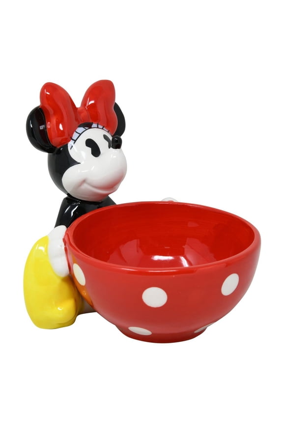Minnie Mouse 6" Figural Ceramic Candy Bowl