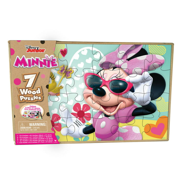 Minnie Mouse - 7-Pack Wood Puzzle Set