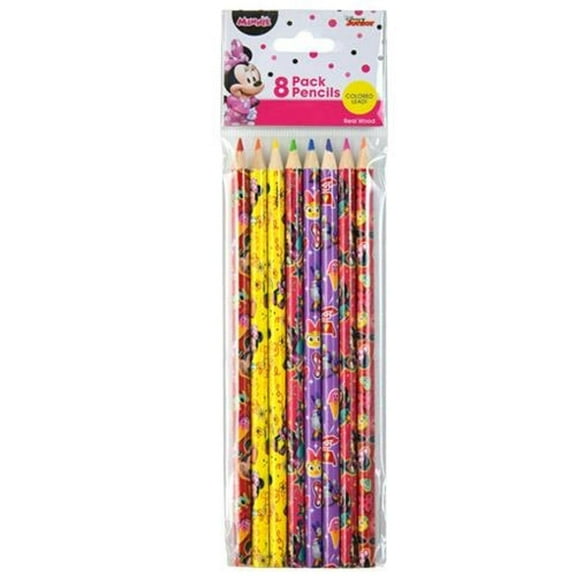 Minnie Mouse 8 Piece Colored Pencils