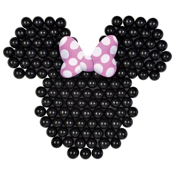 Minnie Mouse Air-Filled Sculpted Latex Balloon Backdrop Kit (1ct)