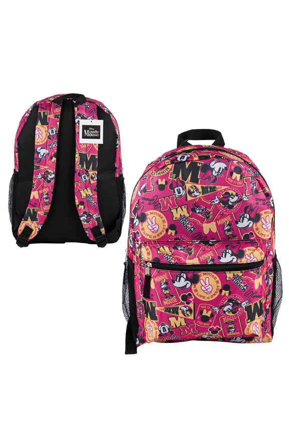 Minnie Mouse Allover Print 16 inches Backpack