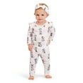 thumbnail image 1 of Minnie Mouse Baby Girl 3 Piece Rib Pant Set, Sizes 0-24M, 1 of 5