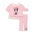 thumbnail image 2 of Minnie Mouse Smocked Tunic & Shorts Set - Girls Boutique Outfit, Multicolor 2 of 3