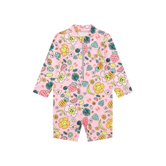 Character Baby Boy One- Piece Rash Guard Swimsuit, Sizes 0/3M- 24M