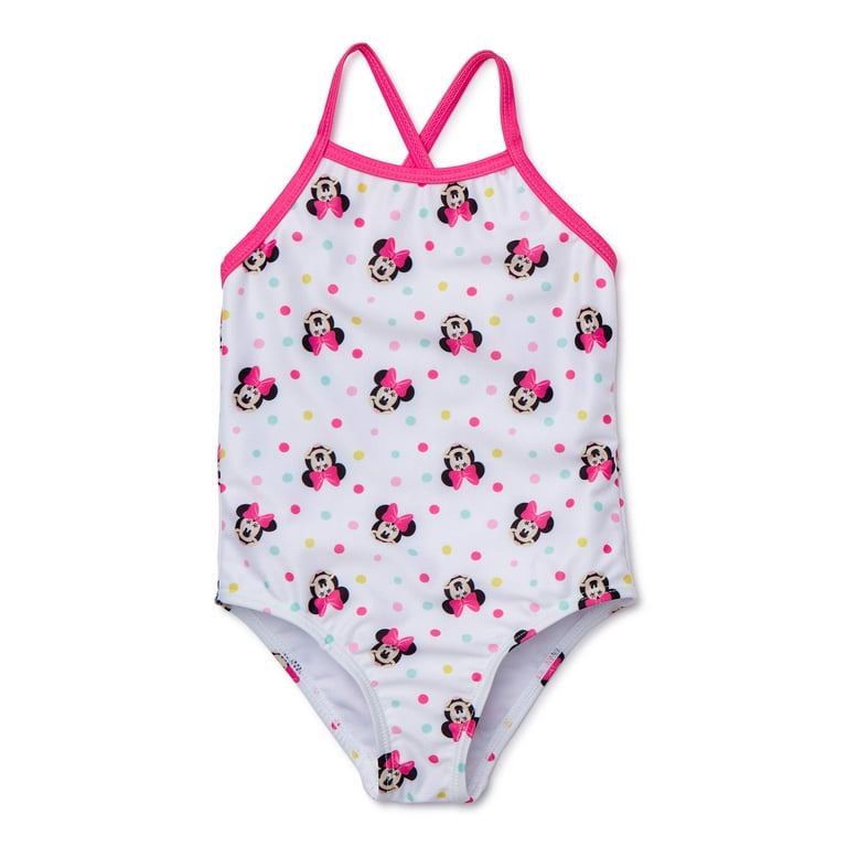 Minnie Mouse Baby Girl One Piece Swimsuit Walmart