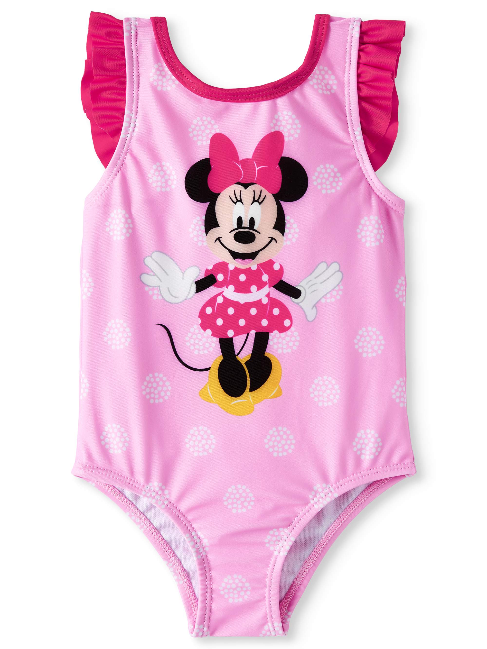 Minnie Mouse Baby Girl Ruffle One-Piece Swimsuit - image 1 of 3