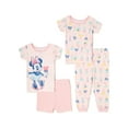 thumbnail image 1 of Minnie Mouse Baby Girl T-Shirt, Short, and Pants Pajama Set, 4-Piece, Sizes 9M-24M, 1 of 3
