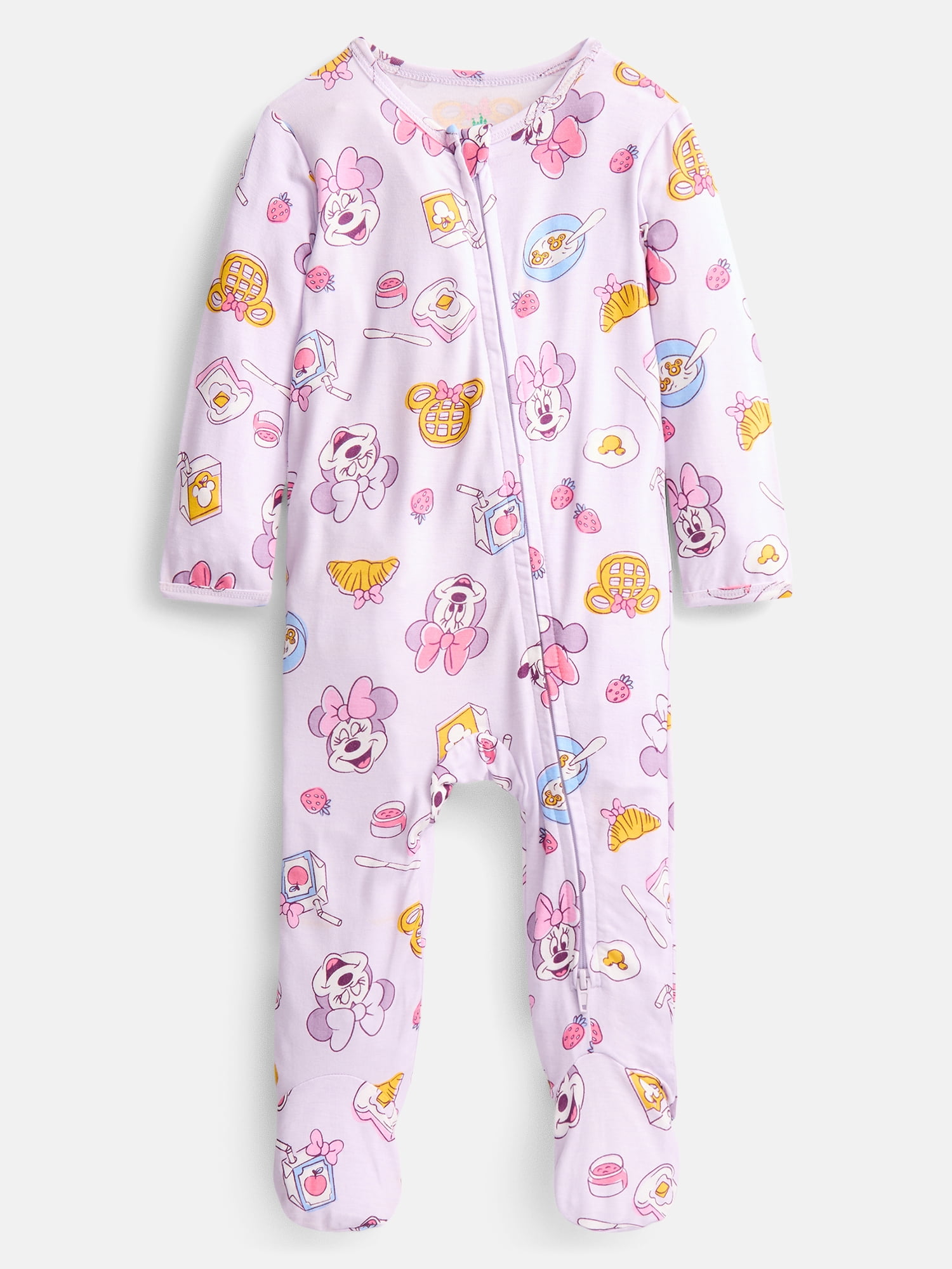 Disney Minnie Mouse Baby Girls Sleep & Play Footed Pajamas, One Piece, Sizes NB-6/9M