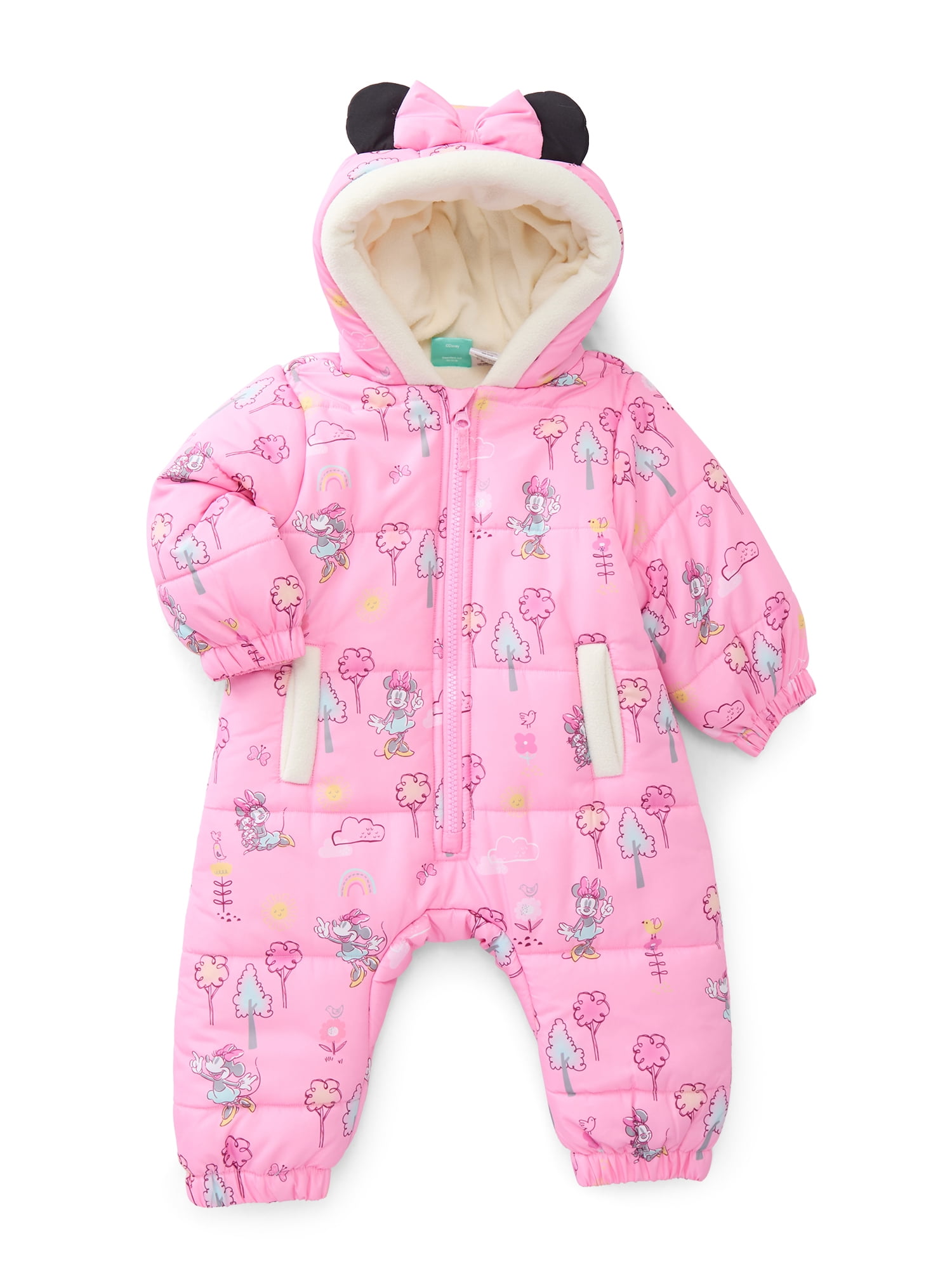 Character Baby Pram with Hood, Sizes 0/3M-12M