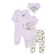thumbnail image 1 of Minnie Mouse Baby Layette Newborn Essentials Gift Set, 4-Piece, Sizes Newborn-12 Months, 1 of 10
