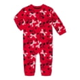 thumbnail image 1 of Minnie Mouse Baby Allover Print Romper with Long Sleeves, Sizes 0/3M-24M, 1 of 7