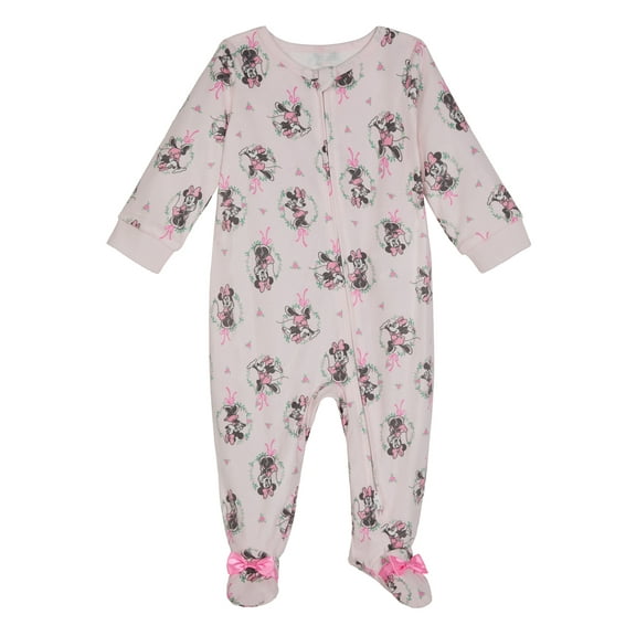 Minnie Mouse Baby One-Piece Footed Sleep N' Play, Sizes Newborn-9 Months