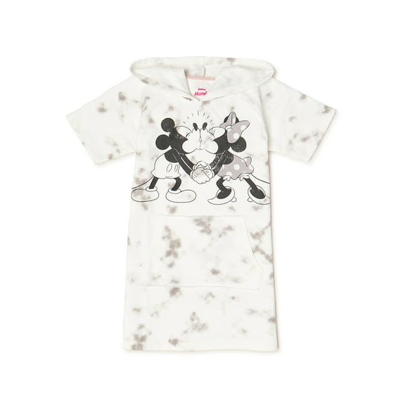 Minnie Mouse Baby and Toddler Girl Hooded Dress, Sizes 12 Months-5T