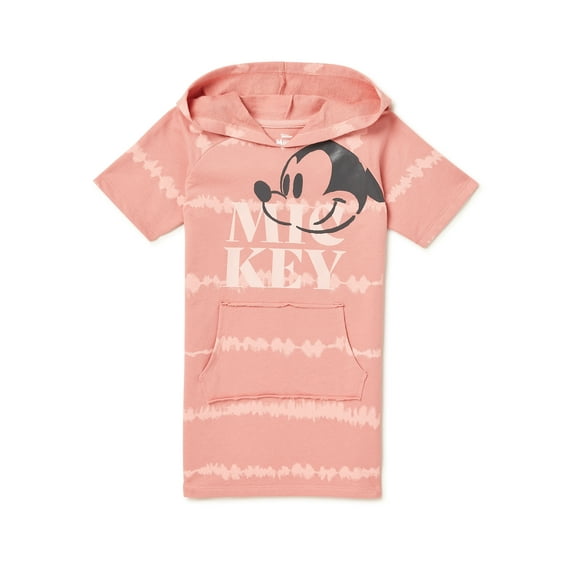 Minnie Mouse Baby and Toddler Girl Hooded Dress, Sizes 12 Months-5T