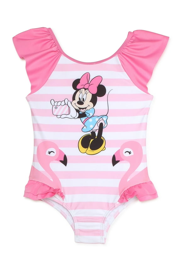 Baby and Toddler Girl One-Piece Swimsuit, Sizes 12M-5T