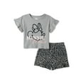 thumbnail image 1 of Minnie Mouse Baby and Toddler Girls’ Shorts Set, 2-Piece Outfit Set, 12M-5T, 1 of 5