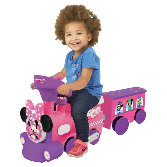 Minnie Mouse Battery Powered Train with Caboose and Tracks