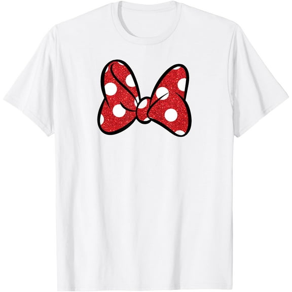 Minnie Mouse Big Bow DTG Print Unisex T-Shirt