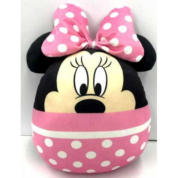 Minnie Mouse Big Face Plush Backpack