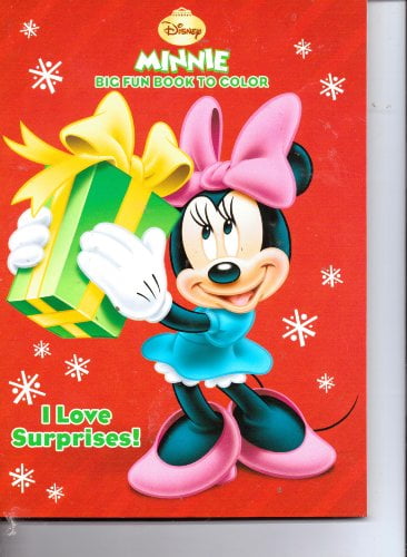 Pre-Owned Disney Mickey Mouse Big Fun Book To Color CHEERFUL GIVING Christmas Holiday Edition (Disney) (Paperback) 1403781680 9781403781680