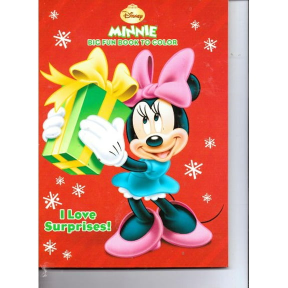 Pre-Owned Disney Mickey Mouse Big Fun Book To Color CHEERFUL GIVING Christmas Holiday Edition (Disney) (Paperback) 1403781680 9781403781680