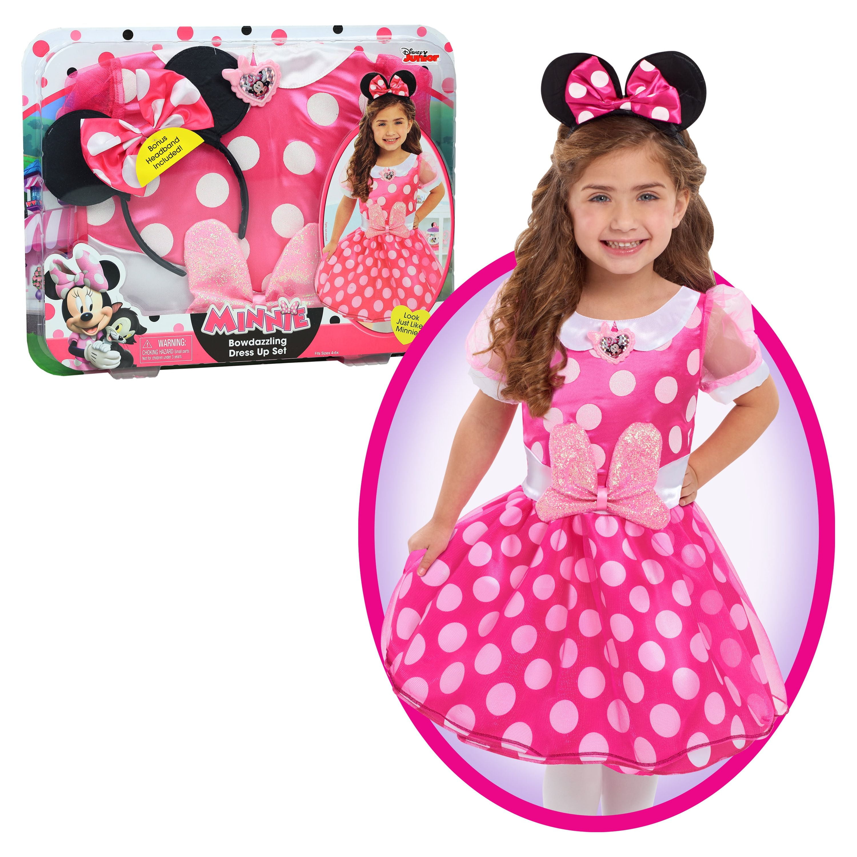 Disney Store Minnie Mouse Pink Costume For Kids