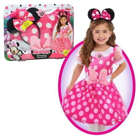 Minnie Mouse Bowdazzling Dress, Officially Licensed Kids Toys for Ages 3 Up, Gifts and Presents