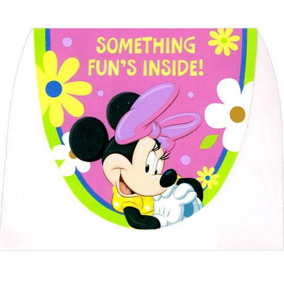 Minnie Mouse 'Brite Fun' Invitations w/ Envelopes (8ct)