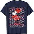 thumbnail image 1 of Minnie Mouse Christmas Holiday Style DTG Print Unisex T-Shirt, 1 of 5
